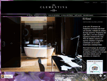 Tablet Screenshot of hotelvillaclementina.com